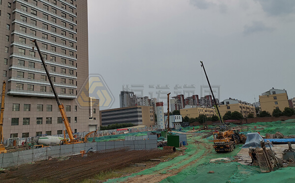 建筑醫院自鉆式錨桿基坑支護