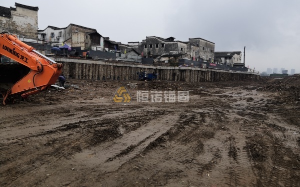 自鉆式中空錨桿在基坑支護(hù)中的施工方法