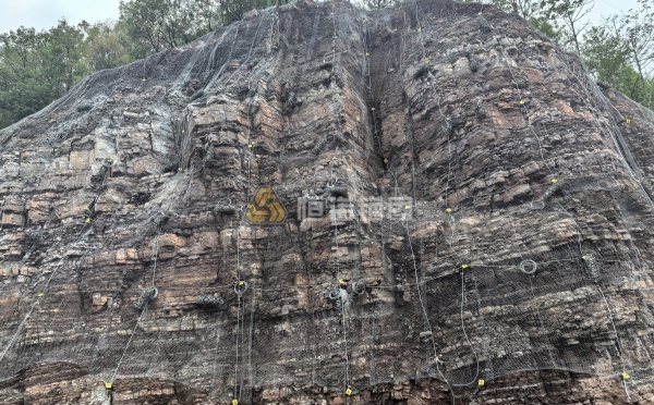 邊坡主動防護網施工步驟