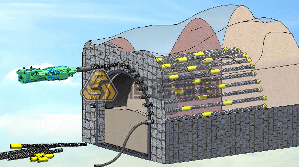 隧道超前管棚支護 隧道超前管棚支護